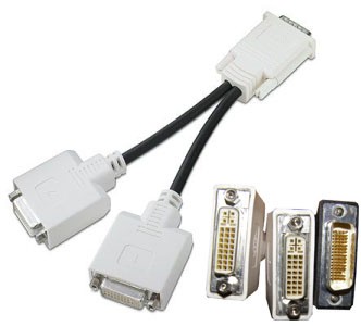 DMS-59 to Dual DVI Adapter